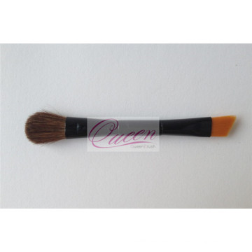 Cepillo de ojos de madera doble eyeliner cepillo de ojos cabello de cabello